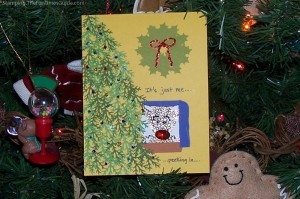 How To Make A Super Cute Christmas Tree Card Using A Fun Sticker & Some Punches