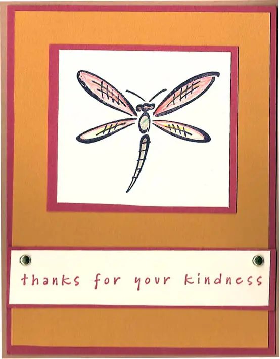 stampin up cards. Here#39;s a Thank You Card idea.