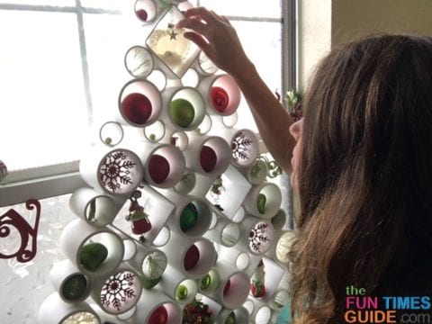 This PVC pipe Christmas tree was a rather complex DIY project that I'm quite proud of.