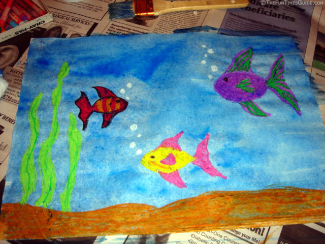 How To Make Magic Underwater Paintings Art and Crafts Guide