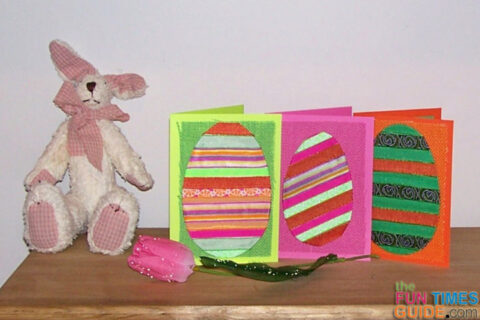 DIY Easter Cards: Fun Easter Card Ideas Using Ribbon And Burlap