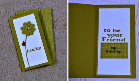 Handmade St. Patrick’s Day Cards: Here’s A Very Lucky Card You Can Make For Friends!