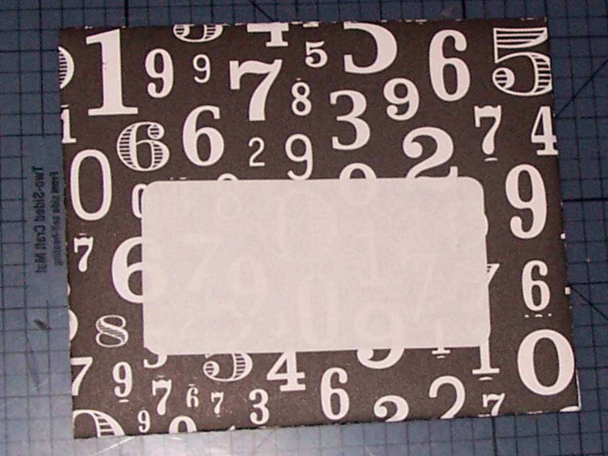 handmade card and envelope with mailing label