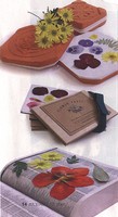 Photo from Gardening How-To Magazine - July/August 2006 - three popular ways to press flowers.