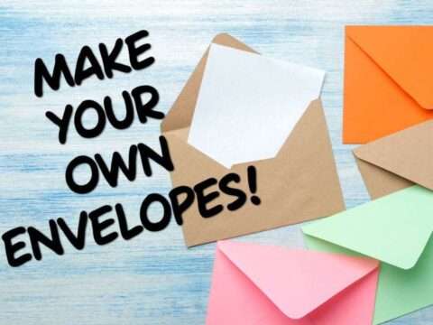 How To Make Envelopes For Handmade Cards [Tutorial For Making Paper Envelopes Step-By-Step]