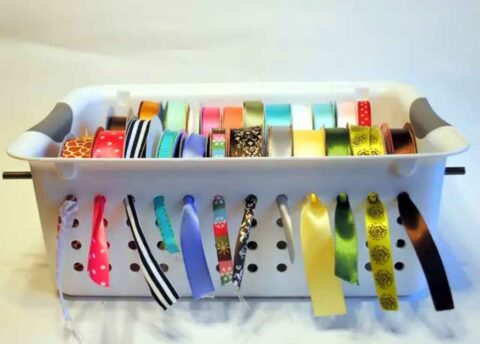 plastic-container-ribbon-organizer